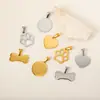 Accesorios de Colgante Redondo de Acero Inoxidable tipo Espejo para Productos Nuevos Transfronterizos con Forma de Corazón y Cierre de Semilla de Melón Accesorios de Joyería al por Mayor Personalizable