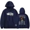 Anime japonés Akira Sudaderas con capucha Hombre 90s Manga Kaneda Algodón 8