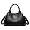 2026 Bolso Transfronterizo para Mujer Simple Moda de Mediana Edad Gran Capacidad Bolso de Hombro Cruzado de Mano Bolso Retro para Mamá