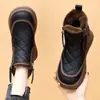 Botas de nieve cálidas, cortas, con forro de felpa, estilo noreste para mujer, nueva colección de invierno 2026, con forro adicional de vellón y suelas engrosadas para mayor calidez y resistencia al deslizamiento, botas cortas de algodón para mujer