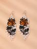 Cinco características, ojos, aretes, explosiones amazónicas, aretes de borla larga caliente transfronterizos europeos y americanos, aretes bohemios