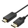 Cable Grande DP a HDMI Interfaz DP 4k 60HZ Pantalla TV Proyector Cable HD DisplayPort