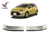 Adecuado para Toyota 22 AQUA parachoques trasero modificado placa protectora incorporada MXP tira protectora especial de acero inoxidable