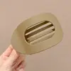 Presilha de bico de pato marrom de cachorro coreano, presilha elegante para coque torcido, presilha de cabelo volumizadora para a parte de trás da cabeça, acessório de cabelo de alta qualidade