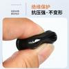 Bobina protectora de silicona en forma de I, manguito protector de cable de goma de doble cara, manguito protector de cable, anillo protector de cable, manguito de orificio pasacables invertido