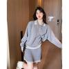 Vestido Fragante Pequeño Universitario Conjunto Completo de Otoño Temprano 2024 Nuevo Estilo Popular de Este Año Hermoso Traje de Punto Falda