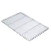 ¡Guau, rejilla de malla de acero inoxidable para cerdo, rejilla rectangular de doble capa para secar pasteles y pan, rejilla para barbacoa 60x40cm