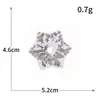 Floco de Neve Prateado Lantejoulas Exquisitas Bordado Comércio Exterior Natal Bordado Computadorizado Tecido Bordado Patch Sapato Bolsas Roupa Patch Decorativo