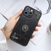 Funda de Teléfono y Cubierta Protectora para Aire de Marca de Moda Crow Heart Cross es Adecuada para Apple 13/14/15/16/17 Pro Max