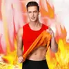 Chaleco exterior sin mangas grueso con forro polar para hombre de comercio exterior para protección contra el frío, ropa interior térmica, camiseta base sin costuras, chaleco de otoño e invierno para hombre