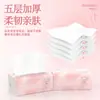 Chica Naranja Dama Rosa 420 Hojas Paquete Mediano Papel de Tejido Grueso para el Hogar Papel de Seda Facial Papel Higiénico Venta al por Mayor FX