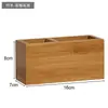 Portalápices de Madera Maciza para Escritorio de Oficina, Uso Estudiantil, Diseño Antiguo Estilo Chino con Texto Impreso Lindo de Moda, Portalápices con Texto Grabado