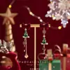 Pendientes de Perlas con Lazo Rojo para Otoño e Invierno Pendientes de Alta Gama para Mujer 2025 Nuevo Estilo Chino Pendientes Rojos