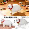 Juguete modelo de animal sólido de simulación para niños transfronterizo, gato, gato persa de pelo corto, títere de gato, adornos de muñeca para pastel