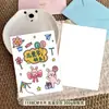 Tarjetas de felicitación para el Día del Niño, tarjetas navideñas hechas a medida para niños de preescolar, tarjetas de bendición creativas, tarjetas del Día del Niño escritas a mano