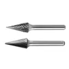 Broca de Fresagem Rotativa M-Shaped de Aço Tungstênio Carboneto Lixa Elétrica Moedor Elétrico Fresador de Tungstênio