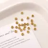 Contas Espaçadoras de Metal de Aço Inoxidável de 3-10mm para Pulseira de Miçangas DIY Feita à Mão Chaveiro Material de Joias Acessórios