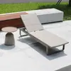 Cama de Lazer ao Ar Livre Impermeável Jardim Hotel Piscina Cadeira de Lounge Vila de Férias ao Ar Livre Cama e Café da Manhã Cadeira de Praia ao Ar Livre