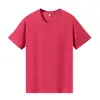 Camiseta de Algodón Puro para Hombre, Camisa Cultural de Cuello Redondo, Uniforme Escolar, Uniforme de Trabajo, Uniforme de Grupo, Sudadera de Color Sólido, Camiseta de Manga Corta de 180 g con Estampado de Logo