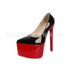 Comercio Exterior Tacones Altos Europeos y Americanos para Mujer 2025 Estilo Nuevo Tacones Ultra Altos, Tacones de Aguja, Puntas Puntiagudas, Plataformas Impermeables, Zapatos Sexy de Tacón Alto