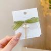 Corda de Cabelo de Fada Mori Infantil Flor Lírio da Primavera Flor com Borla Faixa de Cabelo Elástica Alta para Meninas