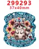 Accesorios Acrílicos de Dibujos Animados con Purpurina Transfronterizos Accesorios de Joyería DIY de Resina Parche Pasador Pasador Gt-T-299293