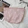 Bolsa Cosmética Grande Capacidade Ins Bolsa de Armazenamento de Cosméticos para Meninas Almofada de Ar Batom Bolsa para Canetas Bolsa com Zíper Bolsa de Higiene Portátil