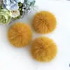 Bolas de Piel Sintética de Zorro, Bolas de Felpa de Colores, Accesorios para Ropa y Zapatos, Colgantes para Sombreros, Bolas de Piel Grandes, Manualidades Transfronterizas