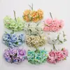 Materiais para Corsage de Pulso de Noiva Headpiece Flor de Cabeça Flor Artificial Flor de Simulação Rosa Guirlanda Artesanal DIY Materiais Flor de Seda