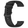 Pulseira de silicone para Samsung Galaxy Watch6 com cauda redonda de 20 mm/22 mm e cabeça plana, pulseira universal para relógio