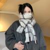 Nueva bufanda Haima a cuadros de estilo coreano de alta calidad para hombres y mujeres, bufanda gruesa y cálida versátil para parejas