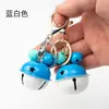 Chaveiro de sino bicolor, fecho lagosta, disponível em vários tamanhos, um acessório versátil para bolsas, sino grande, atacado, perfeito como um pequeno presente para feriados