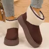Otoño 2026 Nueva Llegada Comercio Exterior Tallas Grandes para Mujer Casual Cómodo Estilo Europeo Americano Moda Ropa Exterior Botas Talla Única