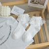 Calcetines Jk de Primavera y Verano para Mujer Estilo Japonés Lolita para Niñas Calcetines a Media Pantorrilla Calcetines de Encaje con Lazo Ins Calcetines de Montaña para Estudiante Modernos