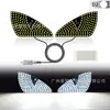 Camión, Furgoneta, Coche Ojo de Diablo Calcomanía para Coche Luz LED para Cristal Delantero y Trasero Pantalla de Expresión Dinámica Sin Cables Interfaz USB