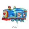 Balão de Transporte Festa Decorações Infantis Caminhão de Bombeiros Ambulância Veículo de Construção Ônibus Escolar Carro de Polícia Escavadeira 3D