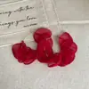 Pendientes Artísticos Retro de Malla con Estampado de Leopardo y Flores para Mujer con Estilo Único de Nicho de Moda Tendencia