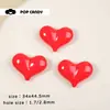 Acrílico Corazón Grande Corazón Melocotón Accesorios Colgante para Bolsa Cadena para Teléfono Móvil Material Pulsera de Cuentas Hecha a Mano Llavero Cuentas