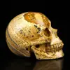 Tallas de cristal natural, calaveras decorativas de piedra, accesorios para el hogar, artesanías de venta cruzada más vendidas