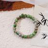 Joyería de Cerámica Jingdezhen Nueva Moda Pulsera de Cuentas con Esmalte de Flores Multicolor Estilo Étnico Casual Pulsera para Estudiantes Venta al por Mayor