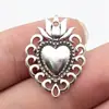 29x21mm 1.9g Multicor Acessórios para Joias DIY Venda Quente Transfronteiriça Estilo Gótico Pingente de Coração