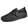 Nuevos Zapatos de Malla para Hombre Verano 2025, Ligeros, Transpirables, Zapatos de Malla Hueca, Suelas Suaves, Antideslizantes, Zapatos Casuales Ligeros, Sandalias para Hombre