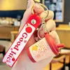 2026 Llavero Creativo de Casa Feliz Gordo de Dibujos Animados Colgante Exquisito para Mochila para Estudiantes Hombres y Mujeres Regalo de Regreso a Clases