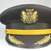 Chapéu de Capitão Personalizado para Homens e Mulheres, Chapéu de Piloto, Comissário de Bordo Estrangeiro, Chapéu Grande de Comissário de Bordo, Feito Sob Medida