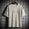 Camiseta Casual de Verano de Manga Corta para Hombre, Estilo Americano, Tridimensional, Holgada, Fresca, de Manga Media, a la Moda, High-Street, Versátil, Deportiva