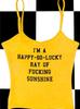 Camiseta corta ajustada amarilla Y2K de verano para mujer, estilo europeo y americano, 2024