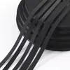 Cinta de Polipropileno Imitación Nylon Tejido Denso Tejido Plano Cinta Acanalada 1 cm Hecho a Mano Regalo Venta al por Mayor en Stock