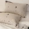 Funda de almohada de gasa clase A Algodón puro Par para el hogar Adulto Funda de almohada de algodón Absorbe el sudor y previene el aceite de la cabeza y se puede usar en todas las estaciones