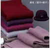 Chapéus Quentes e à Prova de Frio para Outono e Inverno para Mulheres de Meia-Idade e Idosas, Chapéus de Vovó, Cachecóis, Gorros de Lã Grossa Trançados com Forro de Fleece Femininos