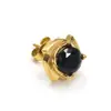 Estilo europeo y americano personalidad rock hot wheel circón acero de titanio aretes para hombre y mujer nicho alta gama temperamento aretes combinables